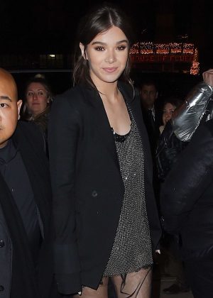 Hailee Steinfeld at GRAMMY Awards party at Cadillac House in NYC