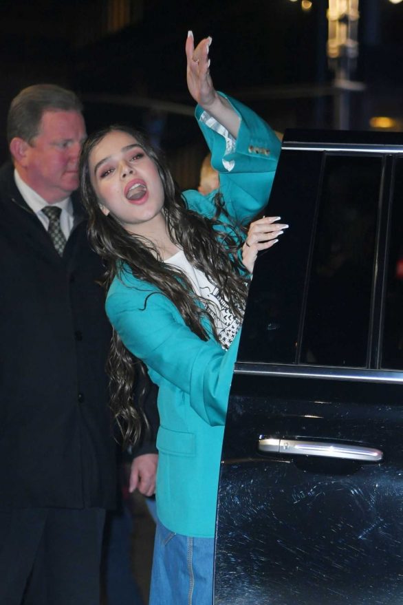 Hailee Steinfeld - Leaves 'The Late Show With Stephen Colbert