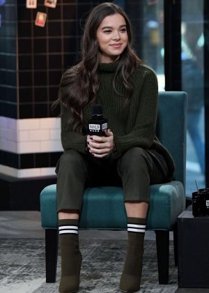 Hailee Steinfeld - Visits AOL Build Series in New York City