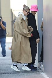 Hailey and Justin Bieber - Arrive for a doctor appointment in Beverly Hills
