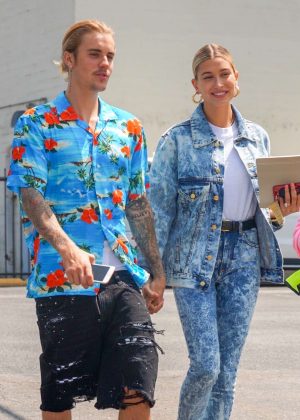 Hailey Baldwin and Justin Bieber - Out in Beverly Hills