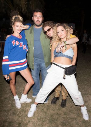 Hailey Baldwin and Rita Ora - 2018 Coachella Festival in Indio