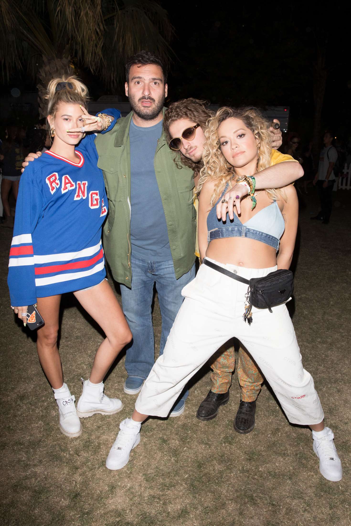 Hailey Baldwin and Rita Ora - 2018 Coachella Festival in Indio