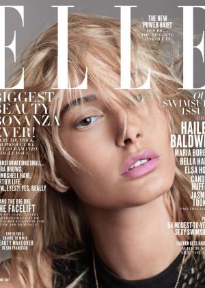 Hailey Baldwin for ELLE US Cover (May 2017)
