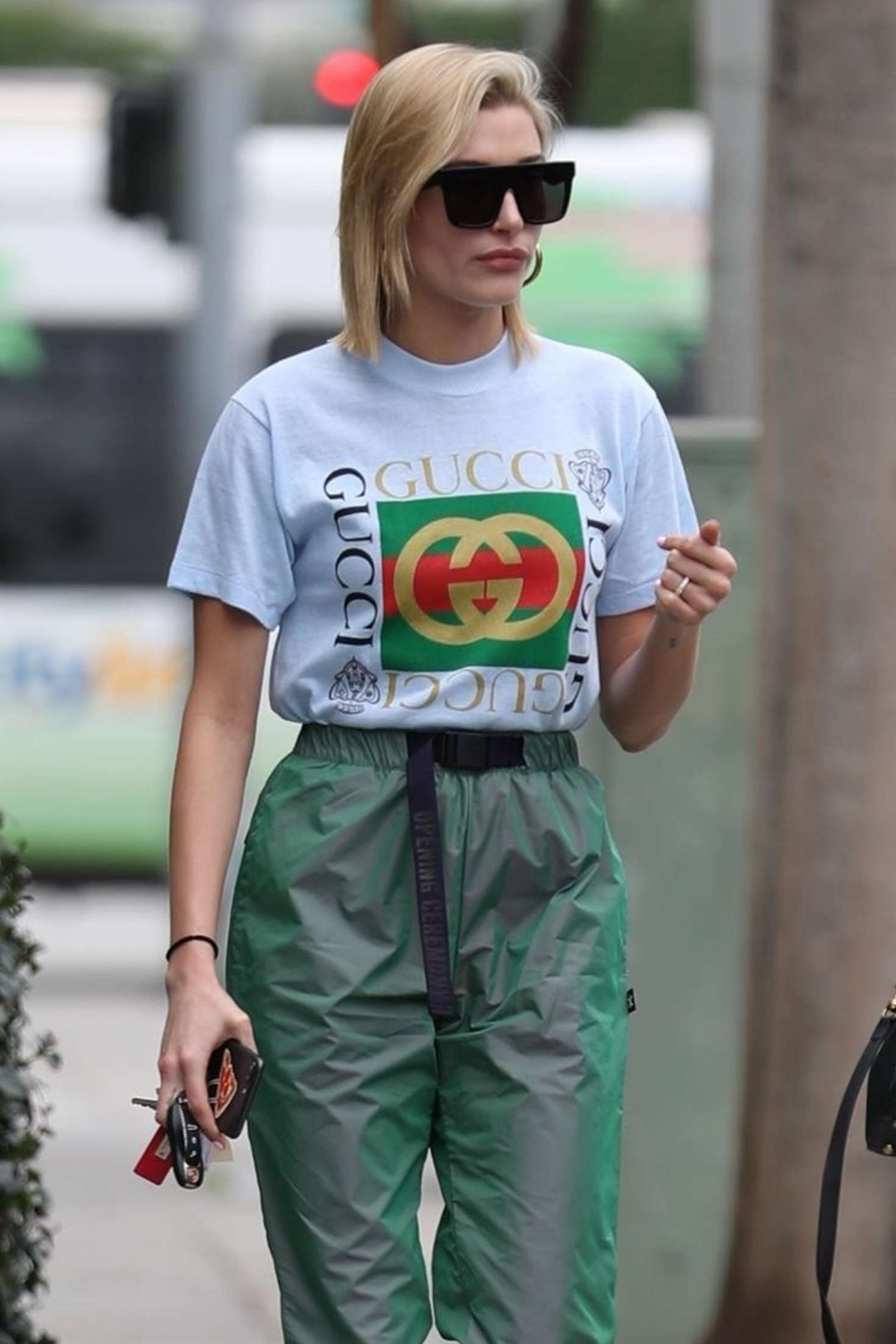 Hailey Baldwin - Heading to Zinque Restaurant in West Hollywood
