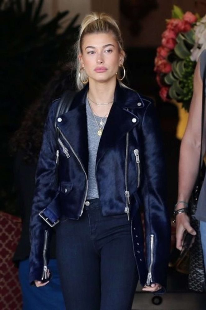 Hailey Baldwin - Leaves Montage Hotel in Beverly Hills