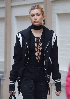 Hailey Baldwin - Out and about in Soho