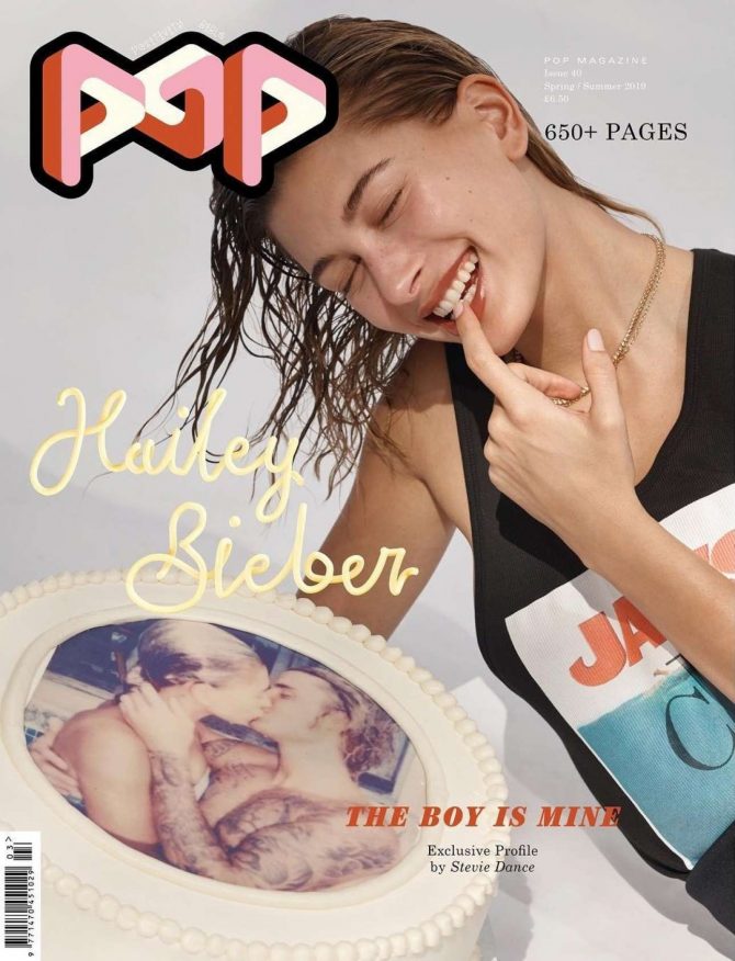 Hailey Baldwin - Pop Magazine (Spring/Summer 2019)