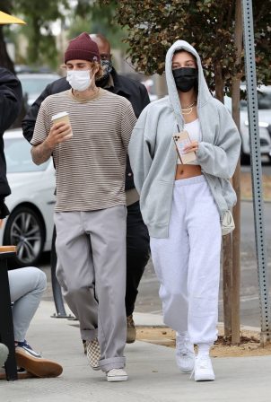 Hailey Bieber and Justin Bieber - Seen together in Santa Barbara