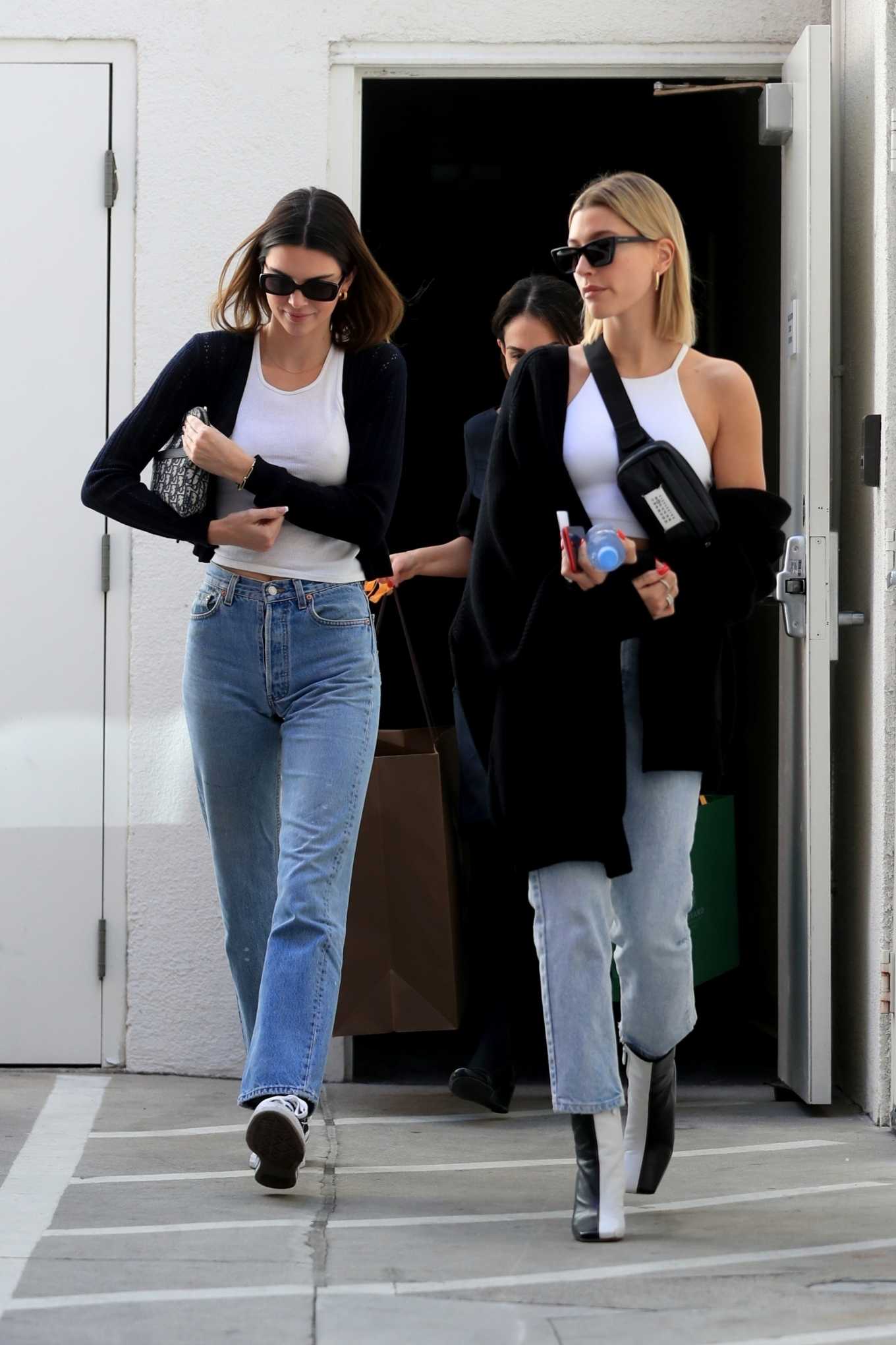 Hailey Bieber and Kendall Jenner - Leaving Goyard in Beverly Hills-34 ...