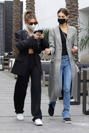 Hailey Bieber - Furniture shopping with Marianne Fonseca in West Hollywood