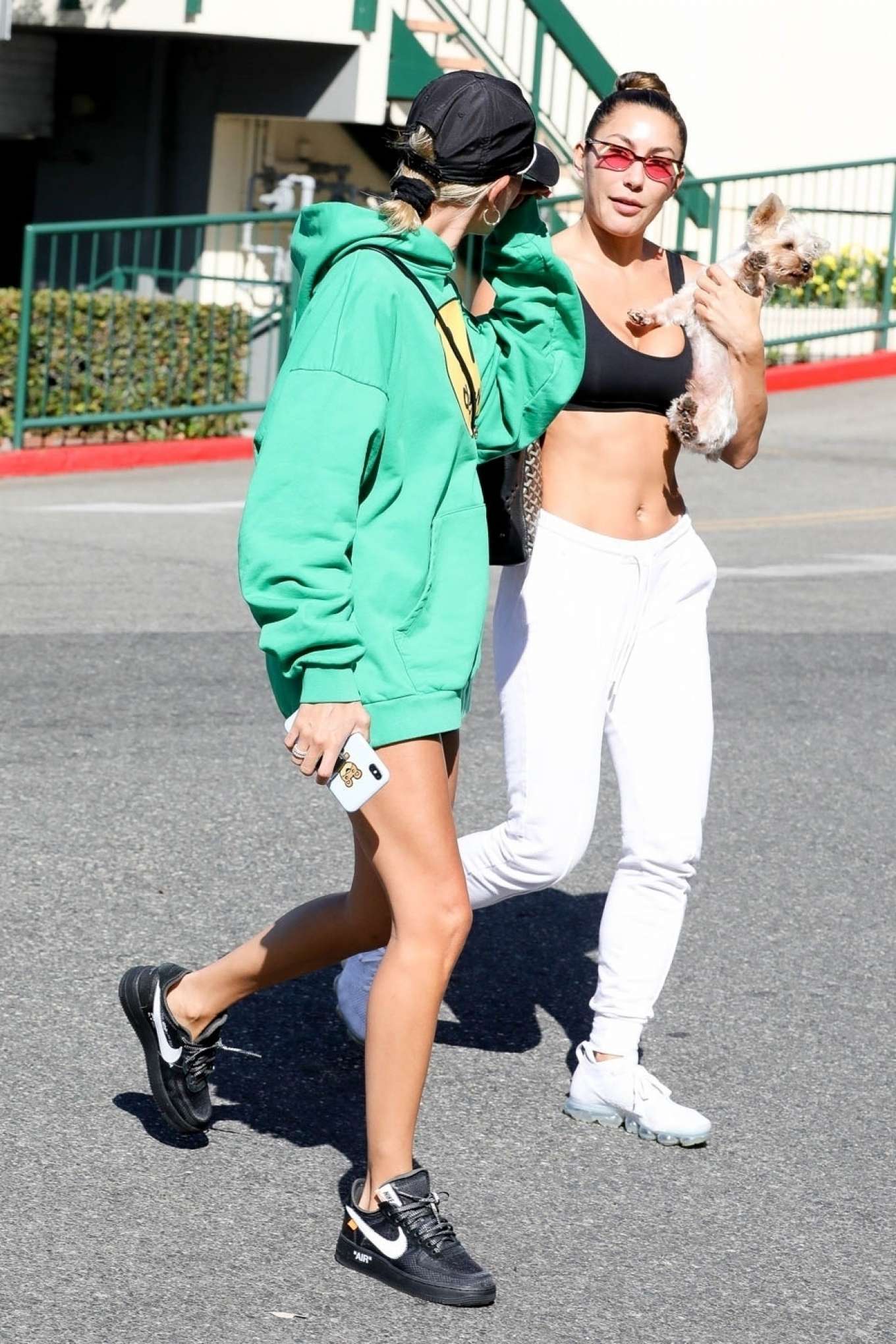 Hailey Bieber â€“ Goes for an early morning gym session with a friend in West Hollywood