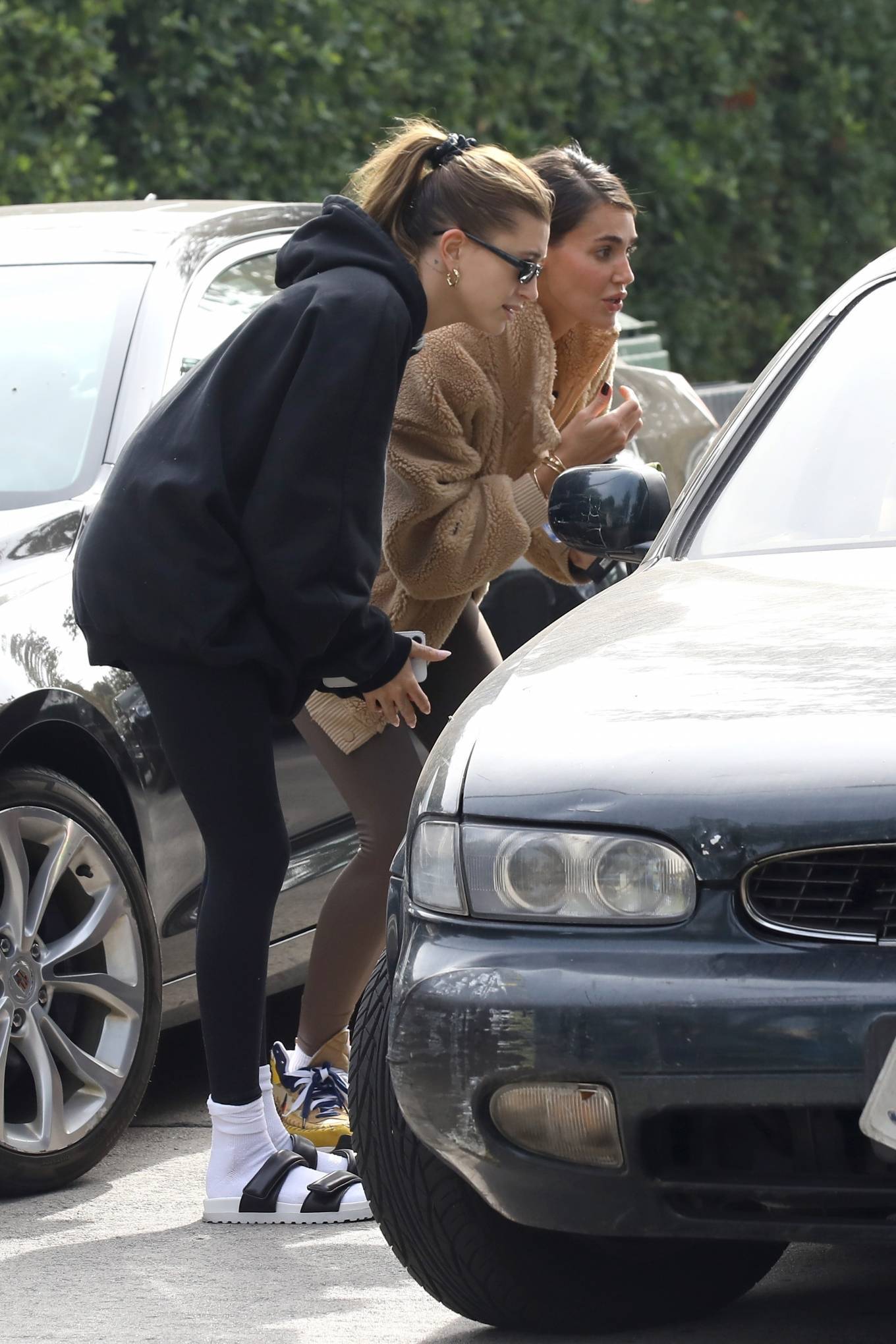 Hailey Bieber - Heads home after her pilates class in West Hollywod