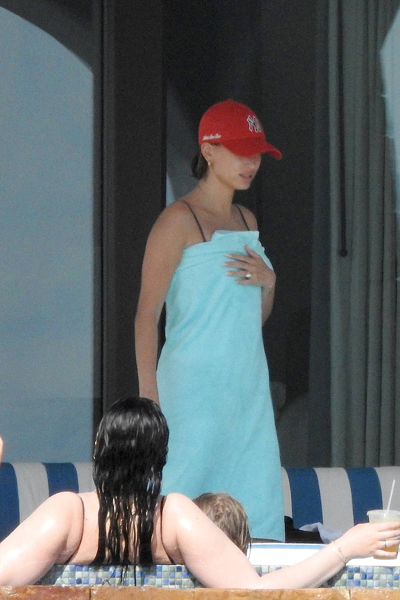 Hailey Bieber - In a bikini in Tulum