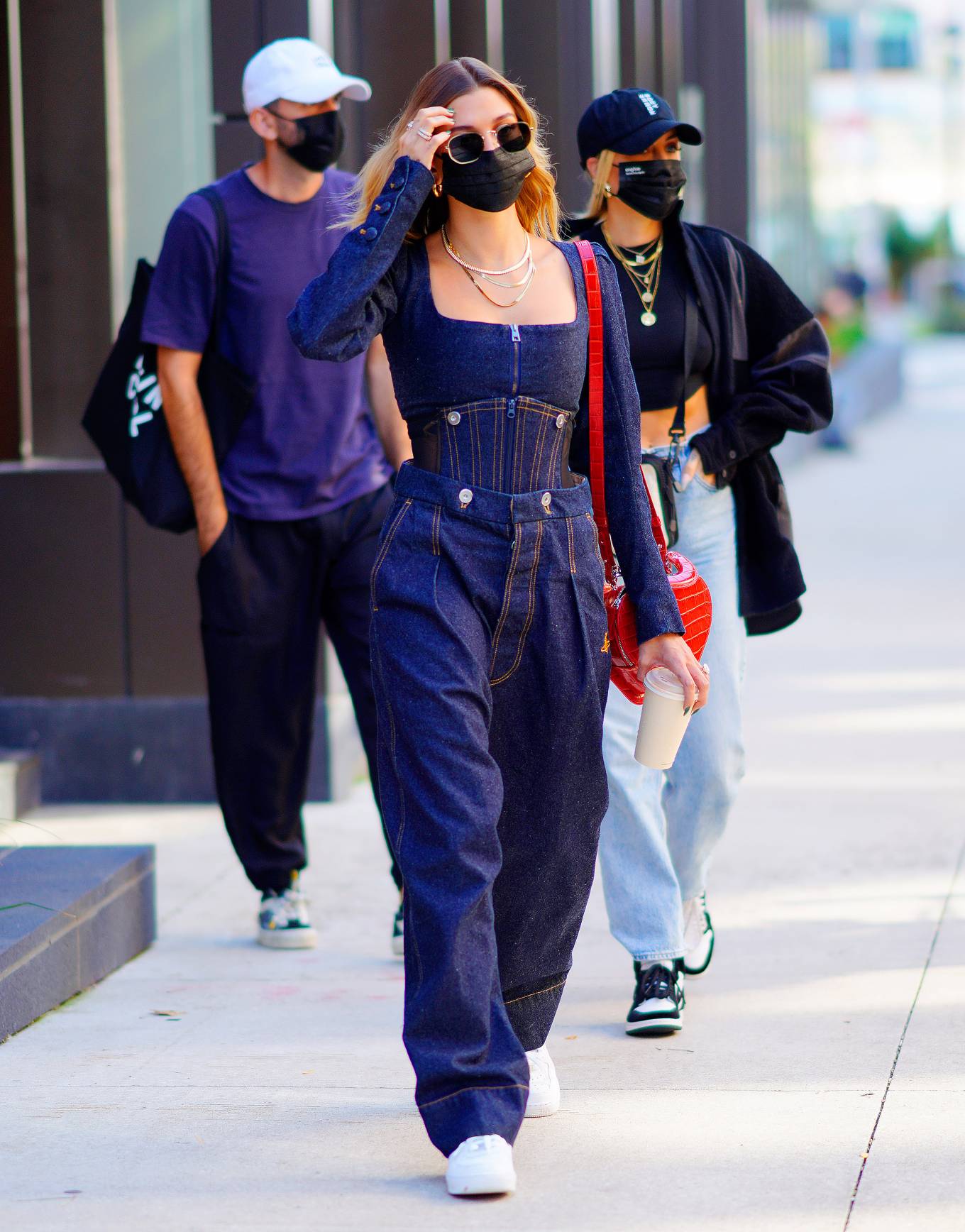 Hailey Bieber - Look stylish in New York City-08 | GotCeleb