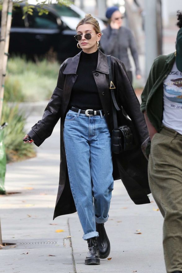Hailey Bieber - Out for lunch in West Hollywood
