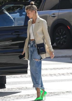 Hailey Bieber - Out in Beverly Hills