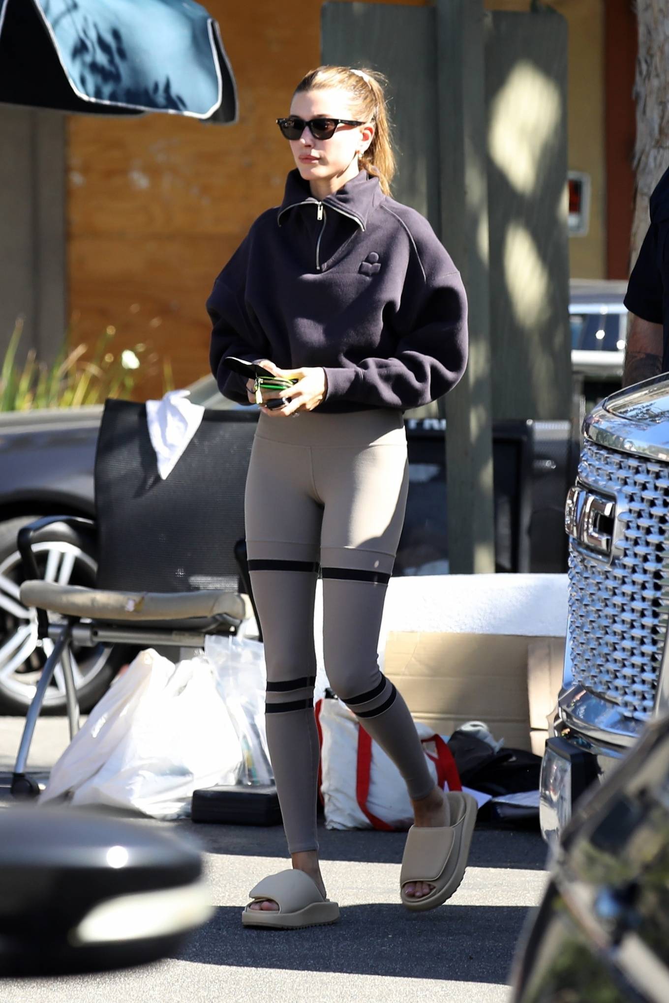 Hailey Bieber - Pictured after a workout in West Hollywood-38 | GotCeleb