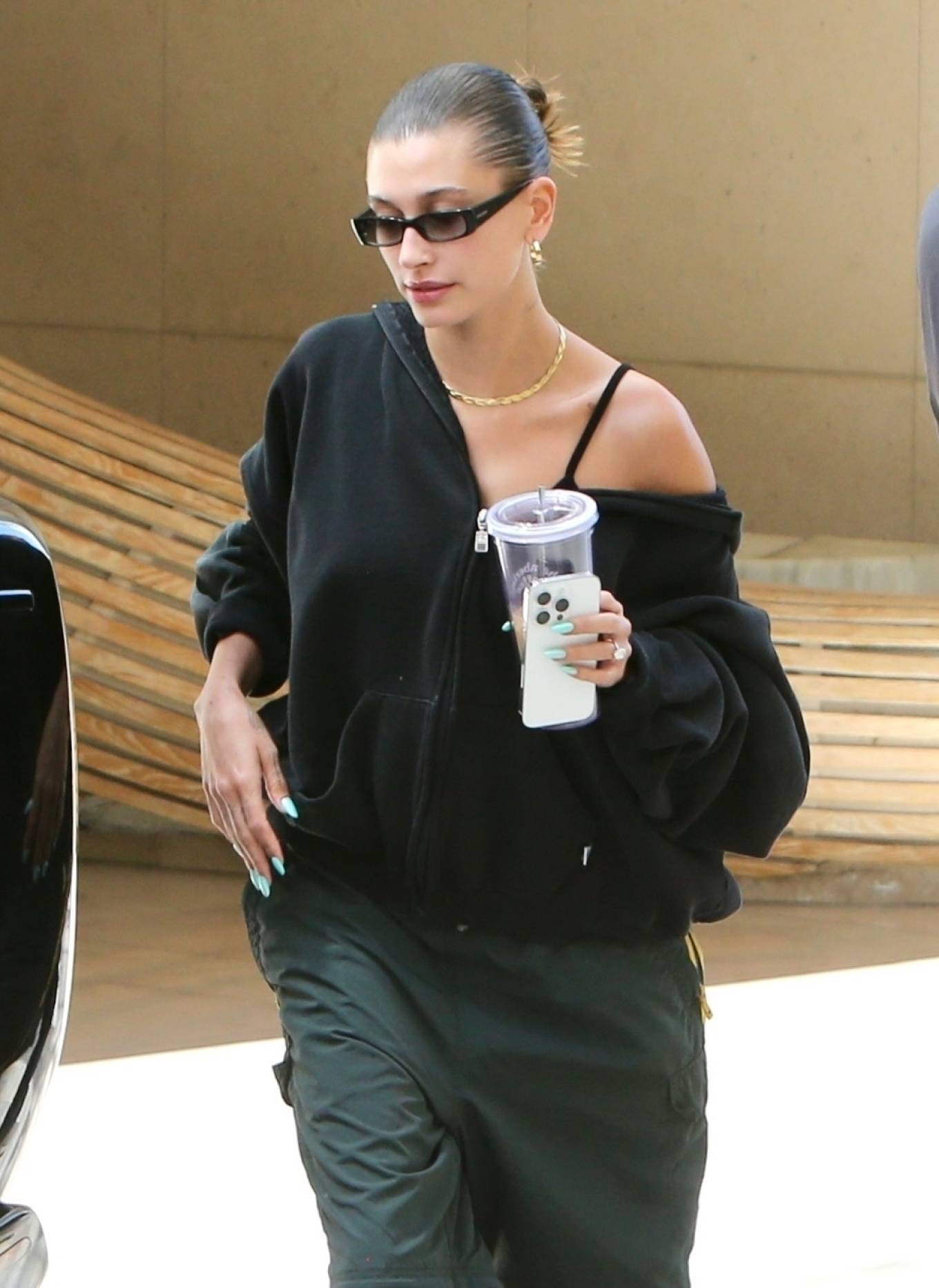 Hailey Bieber – Seen after a meeting at office building in Beverly ...