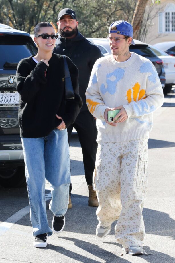 Hailey Bieber - Steps out in Beverly Hills