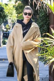 Hailey Bieber - Stops by a coffee shop in Beverly Hills