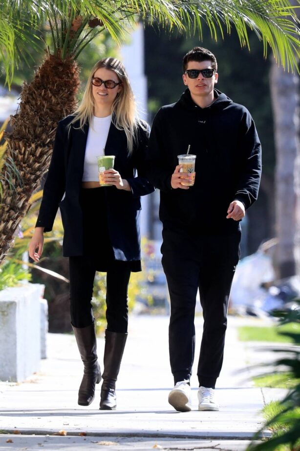 Hailey Clauson - With boyfriend Julian Herrera stroll through West Hollywood