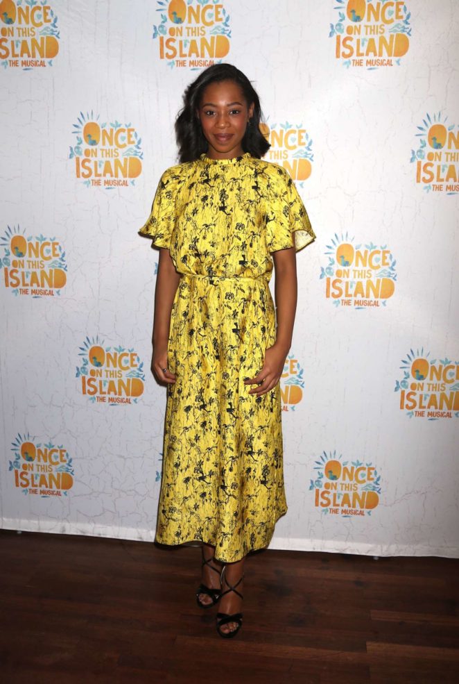 Hailey Kilgore - Broadway Opening Night party for Once On This Island in NY