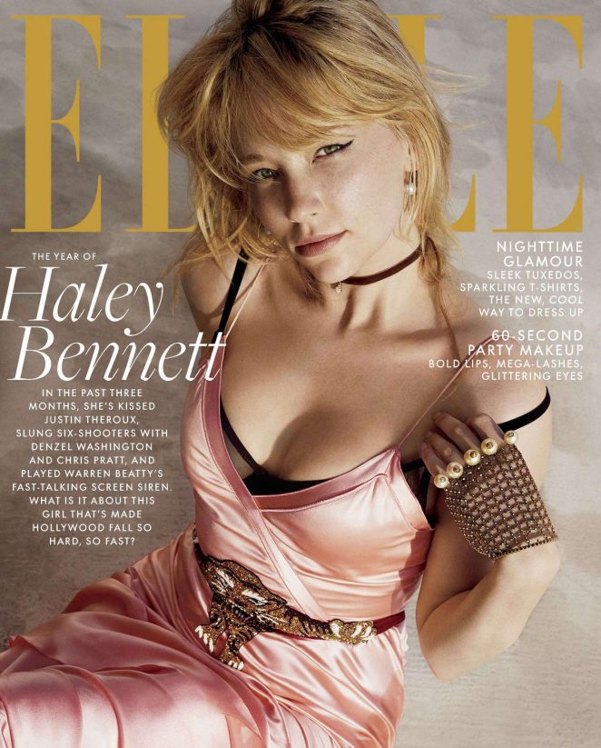 Haley Bennett - Elle US Magazine (December 2016)