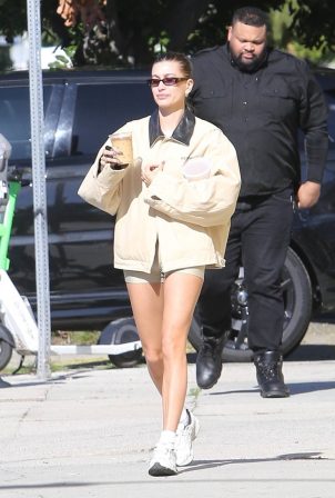 Haley Bieber - With Kendall Jenner Were spotted leaving hot Pilates in West Hollywood