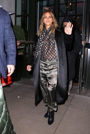Halle Berry - Leaves her hotel headed to the Directors Guild of America in New York
