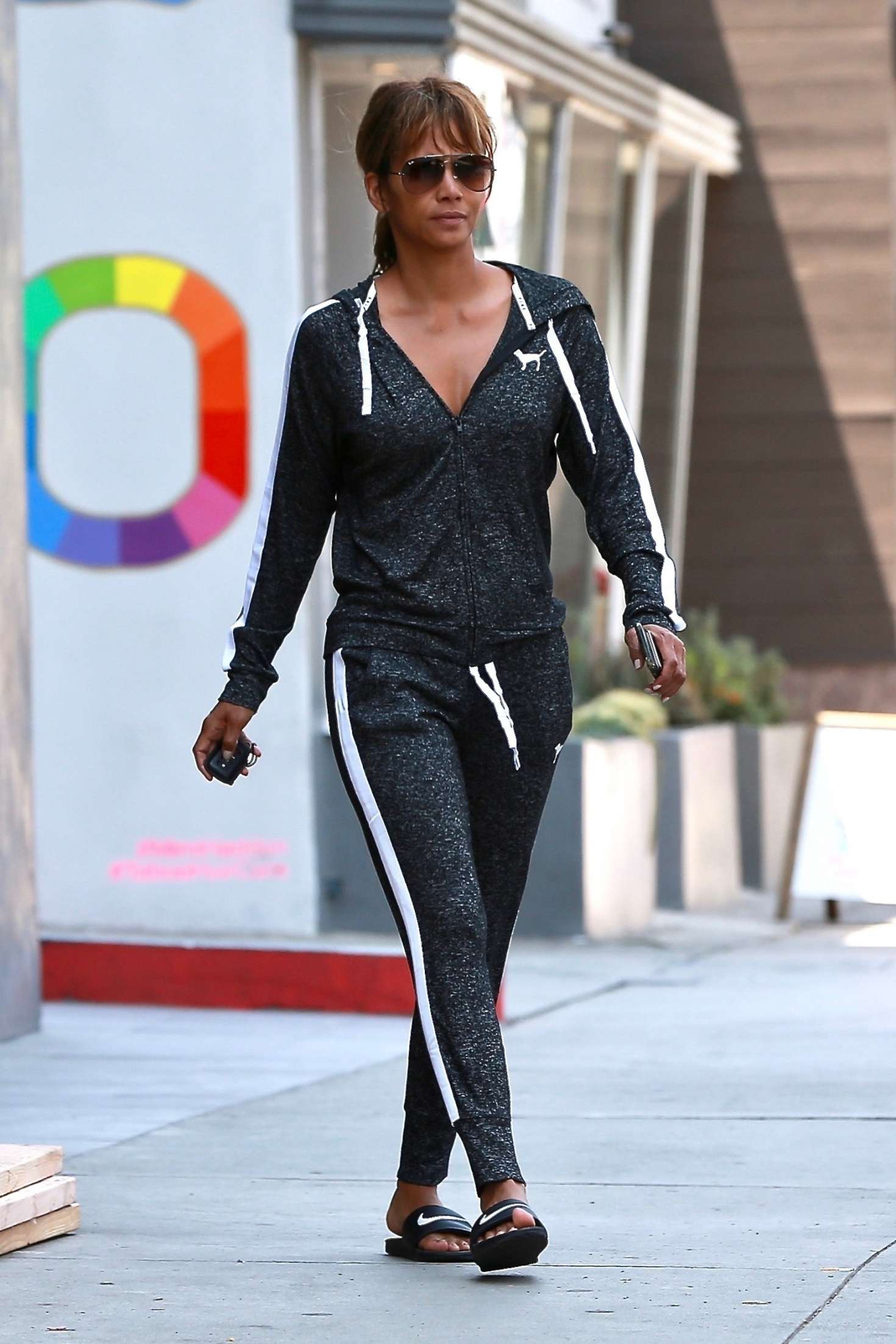 Halle Berry: Leaving a meeting in West Hollywood -01 | GotCeleb