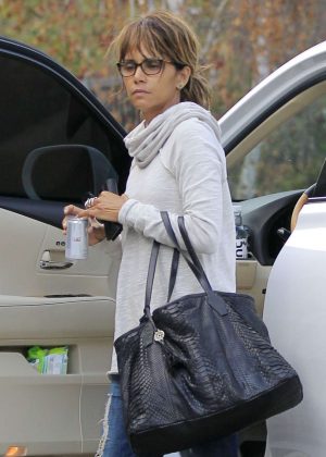 Halle Berry out in Santa Monica