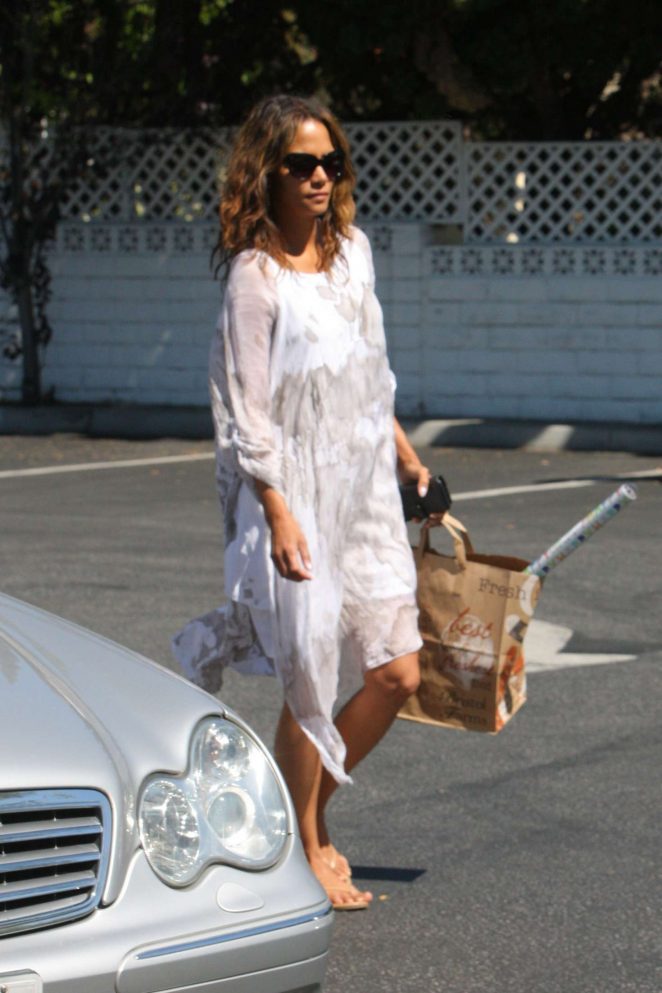 Halle Berry shopping in Beverly Hills