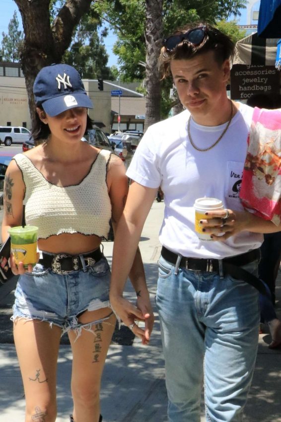 Halsey and boyfriend Yungblud - Out in Studio City