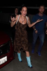 Halsey - Attending Yungblud's show in West Hollywood