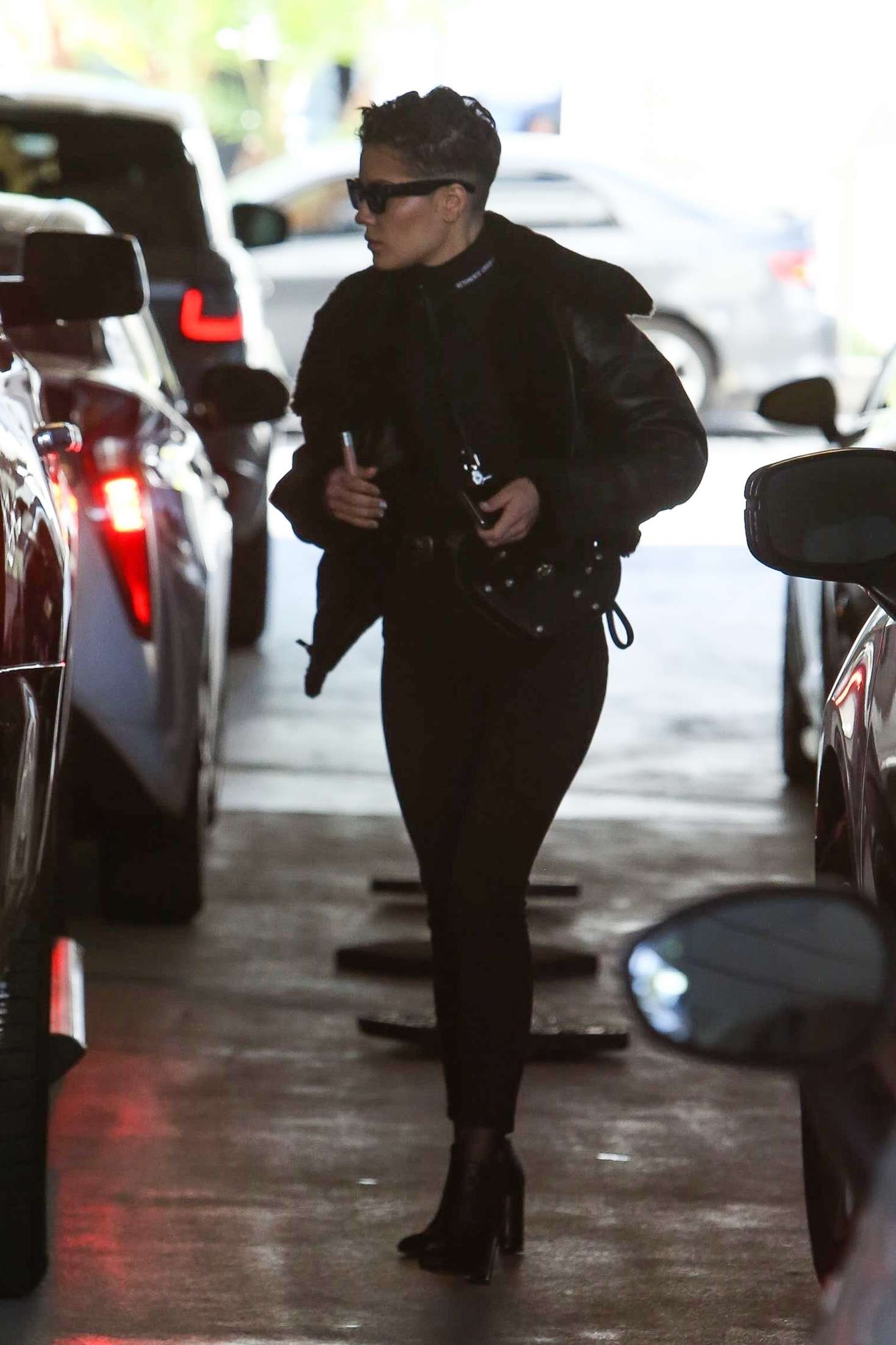Halsey in Black Jeans - Out in Beverly Hills