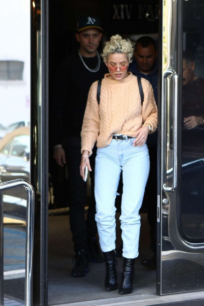 Halsey in Jeans - Out in West Hollywood