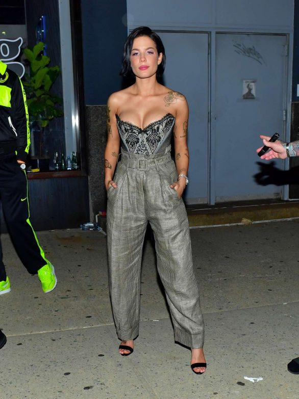 Halsey - Leaves Rihanna's Fenty After Party in NY