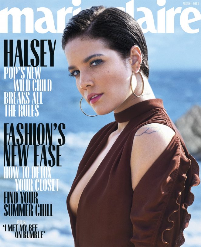 Halsey - Marie Claire Magazine (August 2018)