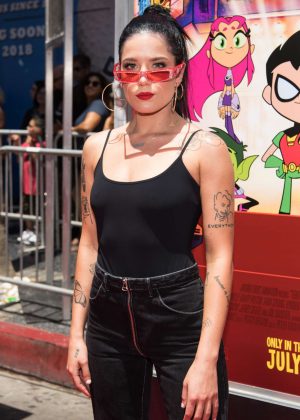 Halsey - 'Teen Titans Go! To The Movies' Premiere in Los Angeles