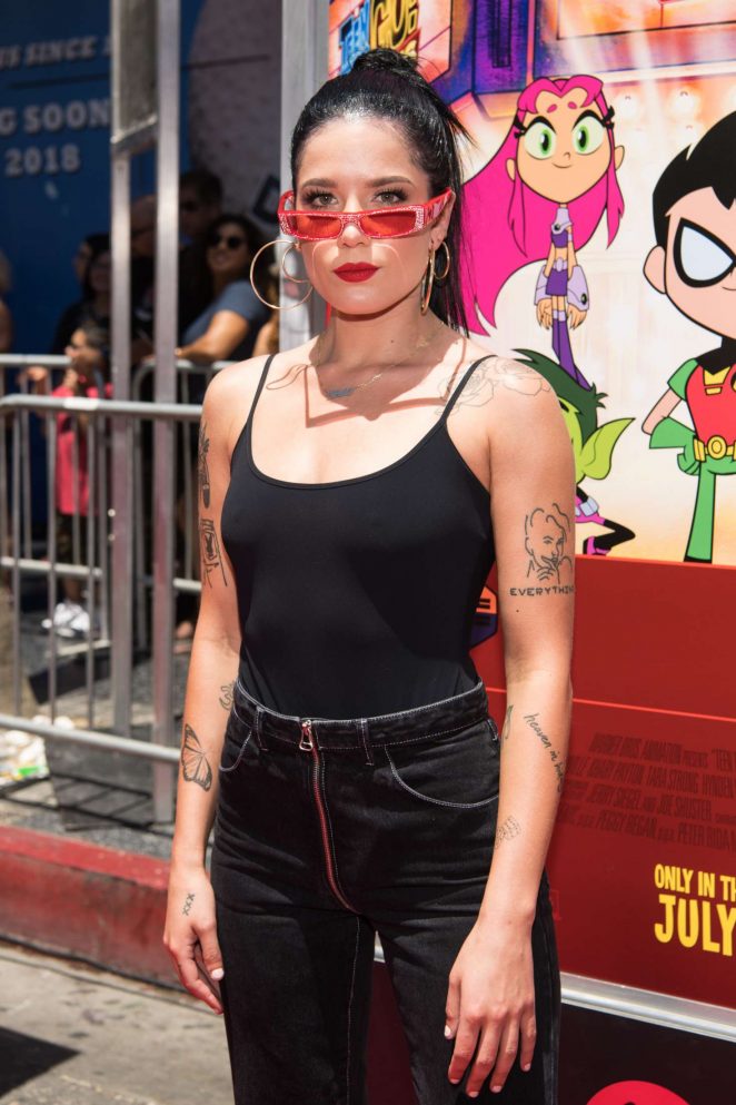 Halsey - 'Teen Titans Go! To The Movies' Premiere in Los Angeles