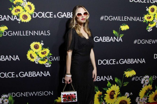 Halston Sage at Dolce and Gabbana Store Party in Los Angeles