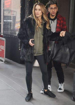 Hannah Davis out and out in Manhattan