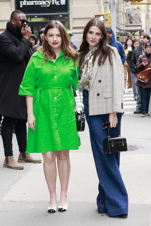 Hannah Murray and Marianne Rendon - Arrives at AOL Build Series in New York City