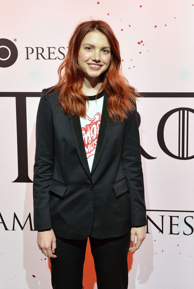 Hannah Murray - HBO's Art the Throne: Immersive Art Experience in New York City