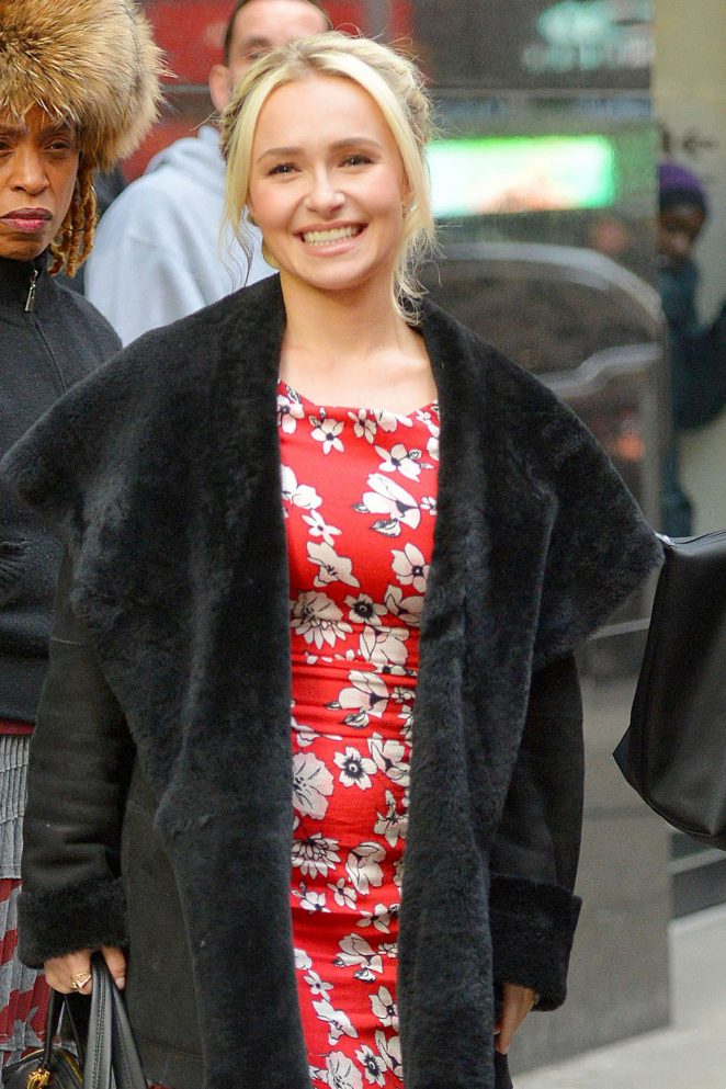 Hayden Panettiere - Arrives at Good Morning America in New York