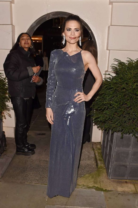 Hayley Atwell - Arrives at Dunhill & Dylan Jones Pre-BAFTA Dinner in London