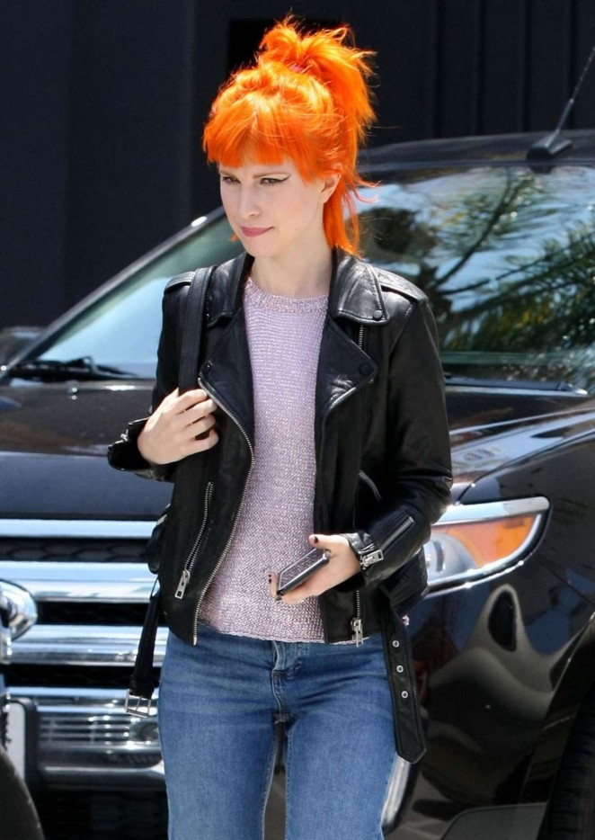 Hayley Williams in Jeans Out in Los Angeles