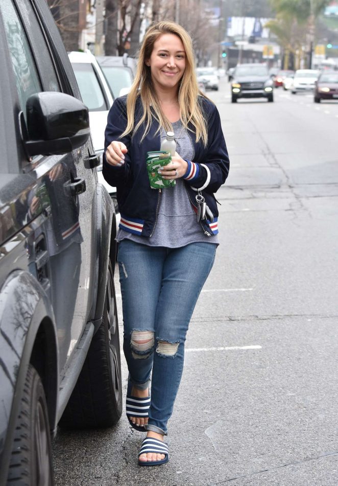 Haylie Duff out shopping in Los Angeles