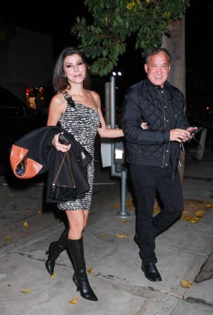 Heather Dubrow - On a date night at Craig's in West Hollywood